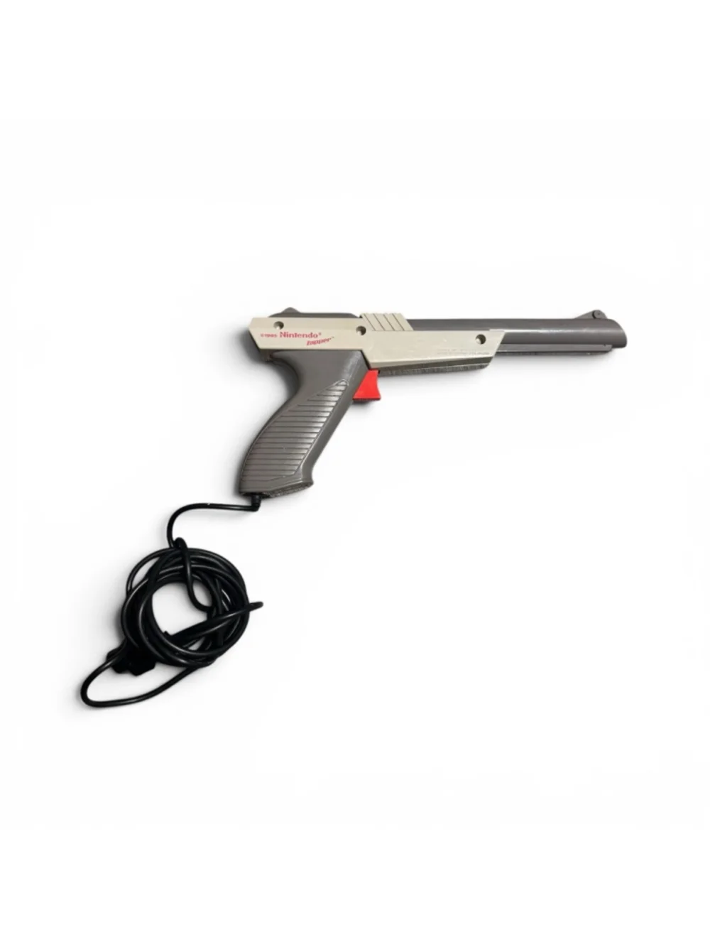 1985 Nintendo Zapper NES-005 Light Gun Controller One Size Gray White